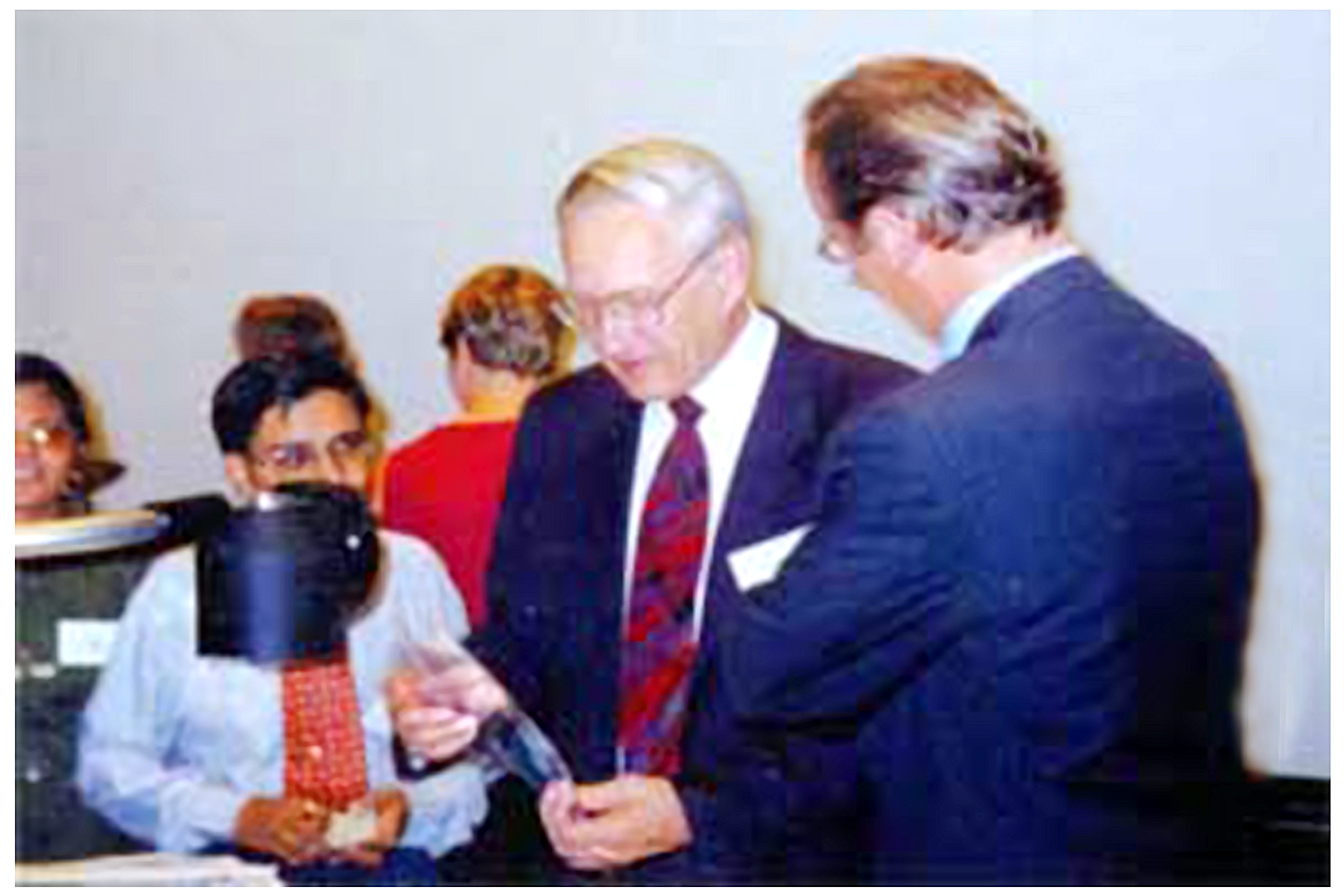 Nobel Laureate Dr. Richard & Dr. Nandedkar at Zurish, Switzerland in 2000